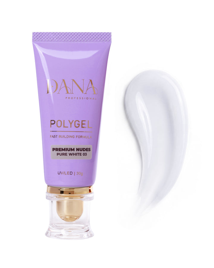Polygel Premium Nudes - Pure White 03 (30ml)
